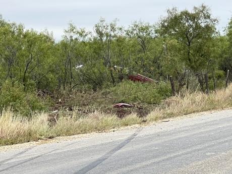 Rollover Crash Walling Pecan Rd. 10/28 (LIVE! Photo/Matt Trammell)