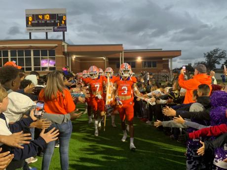Tonight was little Bobcats night where middle school football players and junior high spirit orgs welcomed the Bobcats onto the field on October 28, 2022. The game was against the Permian Panthers.