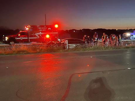 Crash on Loop 306 Near Sunset Exit on Oct. 26, 2022