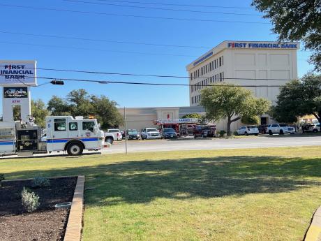 Fire alarm at First Financial Bank in San Angelo 
