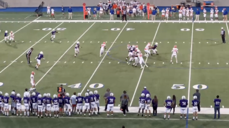 Tyler Hill Loads up a Bomb to Jacob English for a Touchdown.