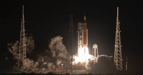 Orion Moon Launch 11.16.22 (Courtesy NASA)