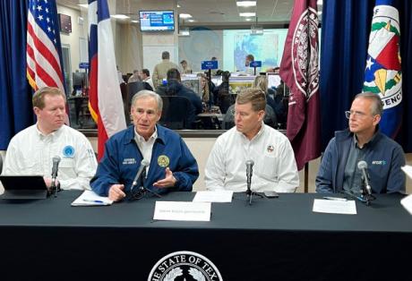 Gov. Abbott Briefing on Polar Vortex (Courtesy/gov.texas.gov)