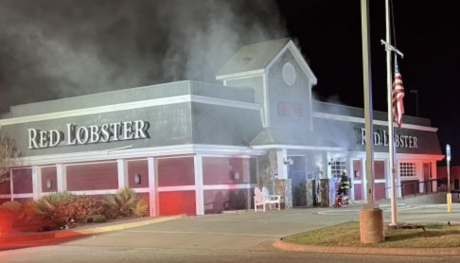Red Lobster in Flames