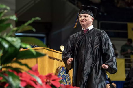 Zach Sutterfield graduated on Saturday, Dec. 10, 2022, with his Bachelor of Arts in English degree.