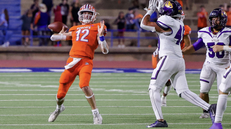 Tyler Hill bombs a touchdown to Ben Imler against Abilene Wylie for the game winner.