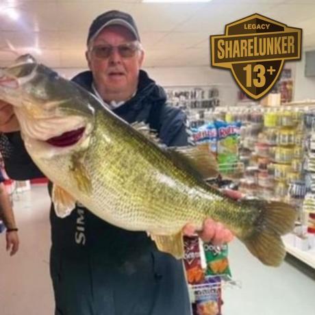 Tom Nilssen 13.52 Legacy Lunker Bass 1/23 (Courtesy/TPWD)