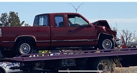 Crash Blocks Traffic on Knickerbocker Rd. (LIVE! Photo/James Bouligny)
