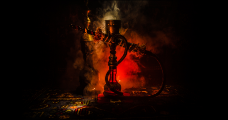 Evil Shisha Marijuana Hookah Pipe (Courtesy/islam21c.com)