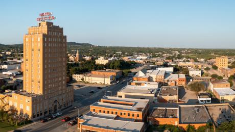 Big Spring, Texas, the county seat of Howard County. 
