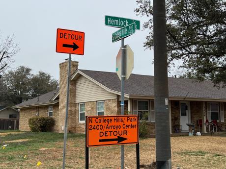 College Hills Hemlock Detour 2.25.23 (LIVE! Photo/Yantis Green)