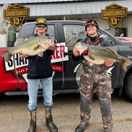 Dalton Smith, Caden Cowan Legacy Lunkers at O.H. Ivie 2023 (Courtesy/TPWD)