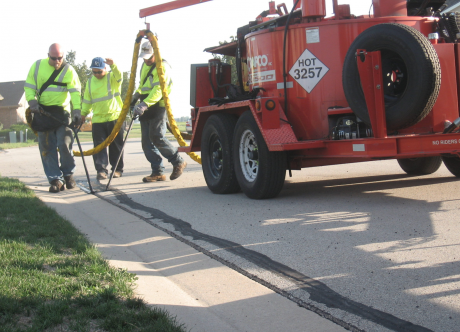 Crack Sealing Crew (Courtesy/alphapaving)