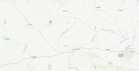 3.5M Quake 2/3/23 (Courtesy/USGS)