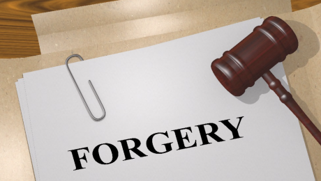 Forgery (Courtesy/Gerald Miller)