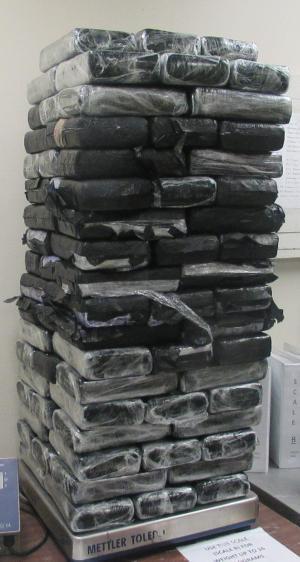 281lbs Cocaine Seized in Hidalgo (Courtesy/CBP)