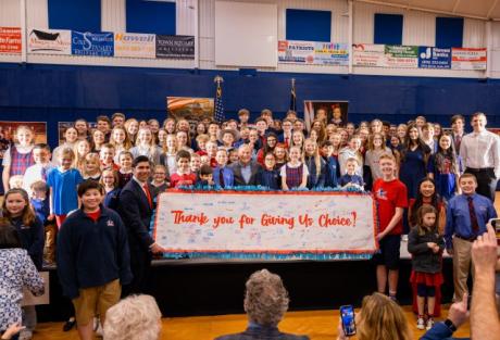 Abbott School Choice Rally in Amarillo 3.2.23 (Courtesy/gov.texas.gov)