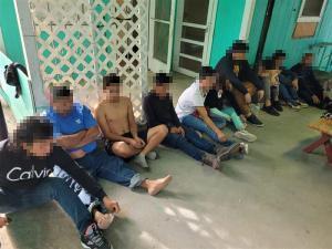 Illegal Migrants at Laredo Stash House (Courtesy/CBP)