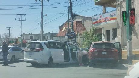 Image of Van in Matamoros Kidnapping (Courtesy/Twitter)
