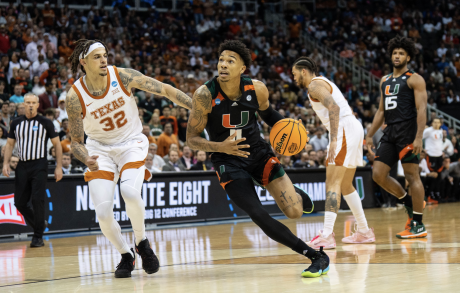 College Basketball Miami Hurricanes and Texas Longhorns