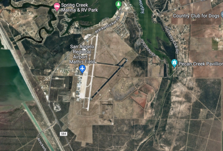 San Angelo Airport SJT 2023 (Courtesy/googlemaps)