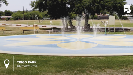 Trigg Park Splash Pad in Brownwood, Texas