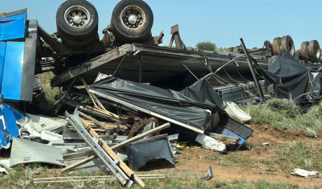18-Wheeler Roll Over on US 277 on May 25, 2023