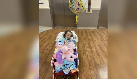 Mya is Released from the Hospital
