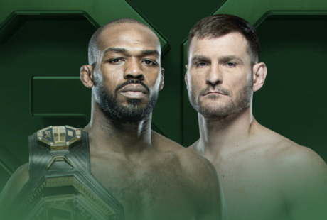 Jon Jones and Stepe Miocic