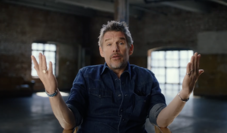 Ethan Hawke with Don't Mess with Texas