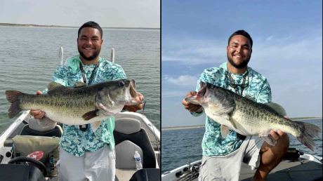 Jonathan Stark and his two fish.