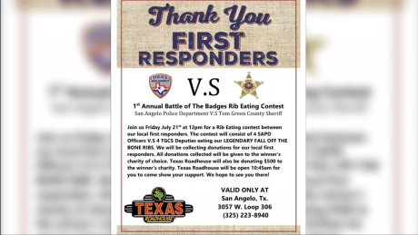 Battle of the Badge Rib Eating Contest