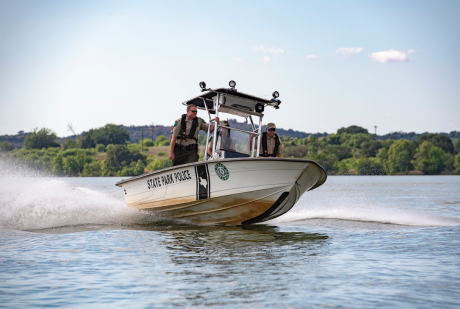 Texas Game Wardens Patrol Boat (Courtesy/TPWD)