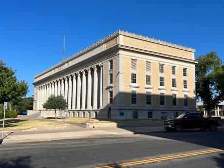 The Tom Green County Courthouse on the morning of August 4, 2023.