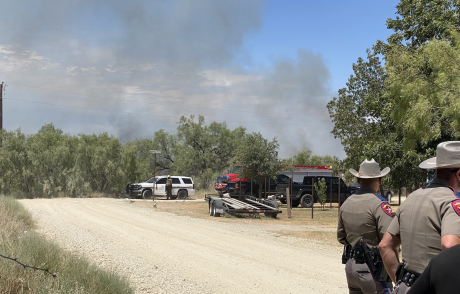 Fire on Choctaw Ave on Aug. 7, 2023