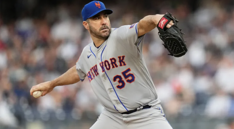 Justin Verlander in action with the New York Mets