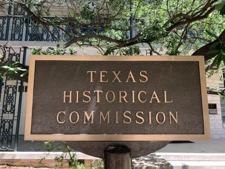 Texas Historical Commission Sign (Courtesy/Texas Historical Commission)