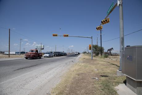 Old Christoval Rd. at Loop 306 Crossover (Courtesy/TxDOT)