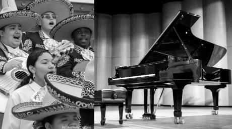 Lake View Mariachi and a concert pianist on Oct. 27, 2023