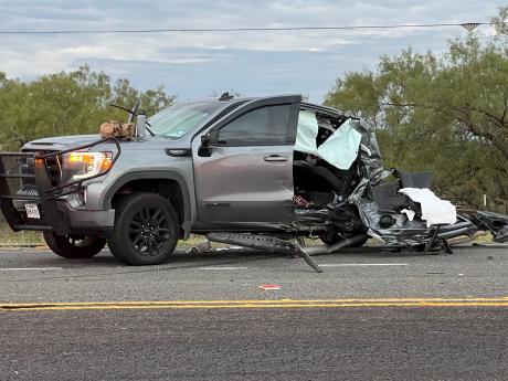 US 277 Closed After Two Pickups Collide at High Speed on Oct. 30, 2023