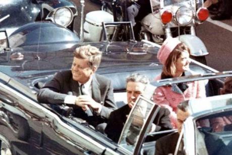 President Kennedy Dallas Motorcade (Courtesy National Archives)