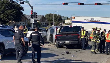 Crash at South Bryant and Jackson