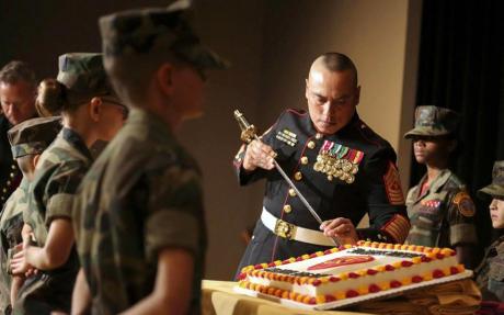 USMC 248th Birthday Celebration (Courtesy Stars & Stripes)