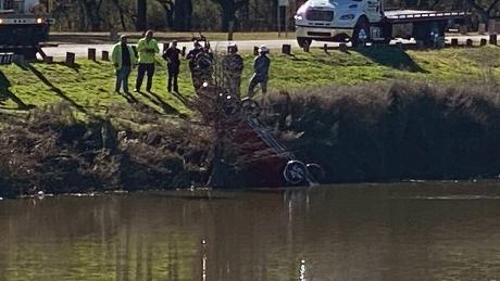 Two dead teen males were found inside a car that was submerged in the South Concho River