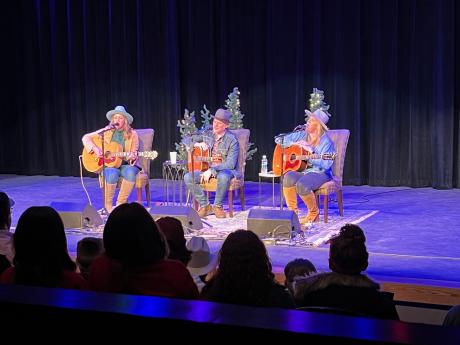 Jamie Lin Wilson, Jason Eady and Courtney Patton performed a song swap at the Brooks & Bates in Dec. 2, 2023.