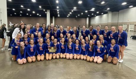 San Angelo Central Cheer at the 2023-24 UIL State Spirit Competition
