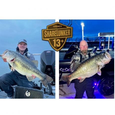 Olson & Waldon ShareLunkers Ivie (Courtesy Inland Fisheries)