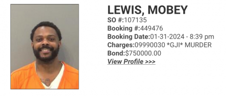 Mobey Lewis Murder Arrest (Courtesy TGCSO)