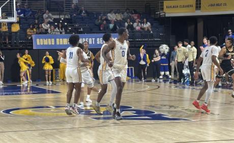 Angelo State Rams Basketball in action against Cameron