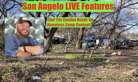 Tim Condon Cooks for 14th Street Homeless Camp